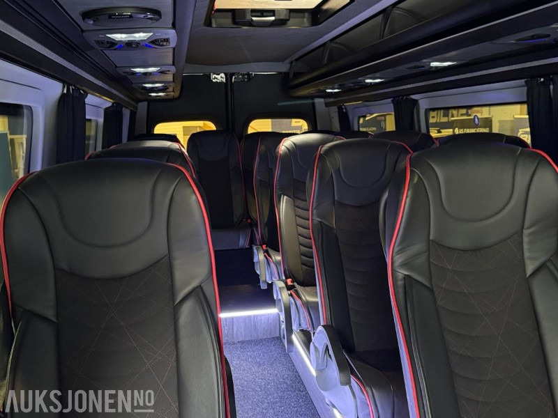 Minibús, Furgoneta de pasajeros 2023 Mercedes-Benz Sprinter 519 - BUS-PRESTIGE - 16+1-SETER - KUN 24' KILOMETER!: foto 10