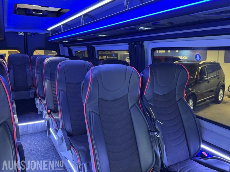 Minibús, Furgoneta de pasajeros 2023 Mercedes-Benz Sprinter 519 - BUS-PRESTIGE - 16+1-SETER - KUN 24' KILOMETER!: foto 14