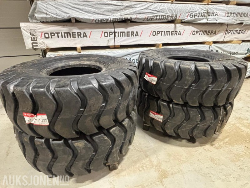 4 nye 23.5-25 dekk - Anleggsdekk - Equipo de construcción: foto 1 4 nye 23.5-25 dekk - Anleggsdekk - Equipo de construcción: foto 1