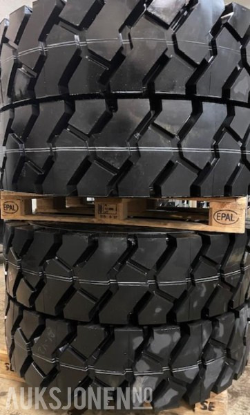 4 stk nye Michelin 14.00 R24  hjullaster-/anleggs-hjul - dekk med felg - ny gummibane - Equipo de construcción: foto 1 4 stk nye Michelin 14.00 R24  hjullaster-/anleggs-hjul - dekk med felg - ny gummibane - Equipo de construcción: foto 1