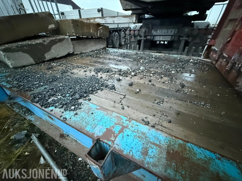 40 Fots flak til sidelaster - med støttelabber - Carrocería abierta: foto 3 40 Fots flak til sidelaster - med støttelabber - Carrocería abierta: foto 3