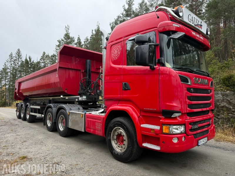 2018 Scania R580-V8-6x4-EURO6-260.000km-Tippsemi m/ Langendorf tralle - Cabeza tractora: foto 4 2018 Scania R580-V8-6x4-EURO6-260.000km-Tippsemi m/ Langendorf tralle - Cabeza tractora: foto 4