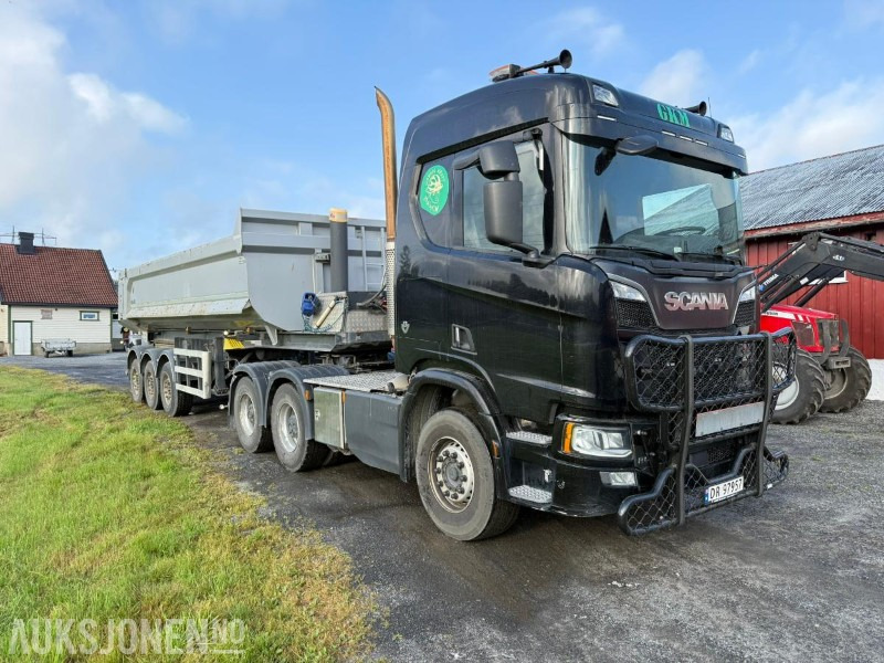 2021 Scania R650 V8 6x4 Trekkvogn m/maur tippsemi - Cabeza tractora: foto 3 2021 Scania R650 V8 6x4 Trekkvogn m/maur tippsemi - Cabeza tractora: foto 3