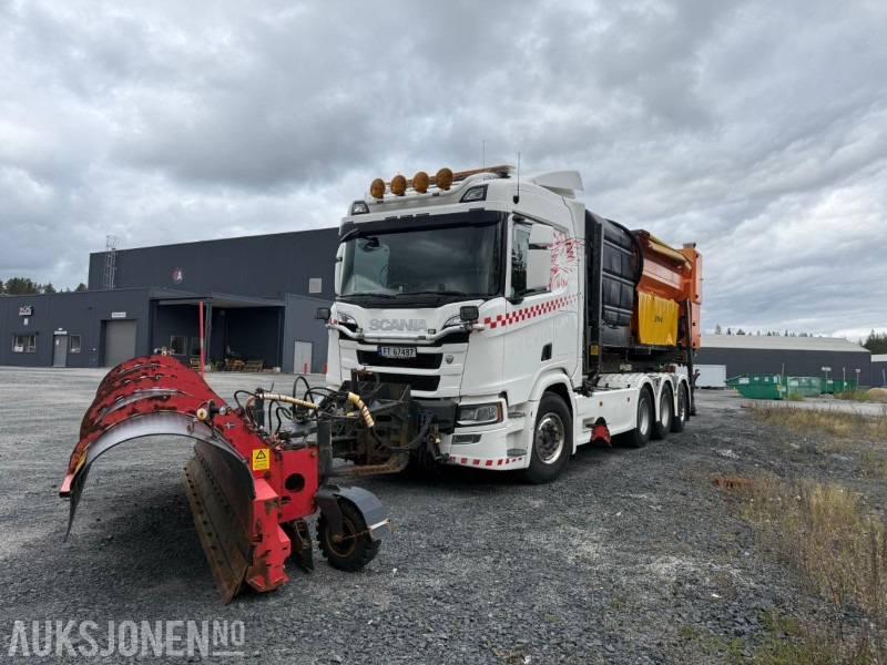 2020 Scania R540 B8X4*4NB Automat – Komplett vinterdriftsbil - Camión: foto 1 2020 Scania R540 B8X4*4NB Automat – Komplett vinterdriftsbil - Camión: foto 1