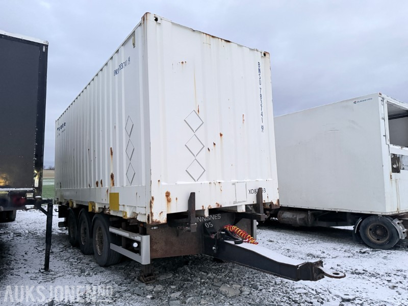 2013 HFR trippelkjerre med container - Remolque: foto 3 2013 HFR trippelkjerre med container - Remolque: foto 3