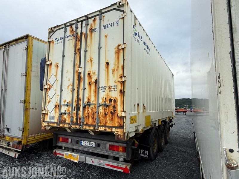2013 HFR trippelkjerre med container - Remolque: foto 3 2013 HFR trippelkjerre med container - Remolque: foto 3