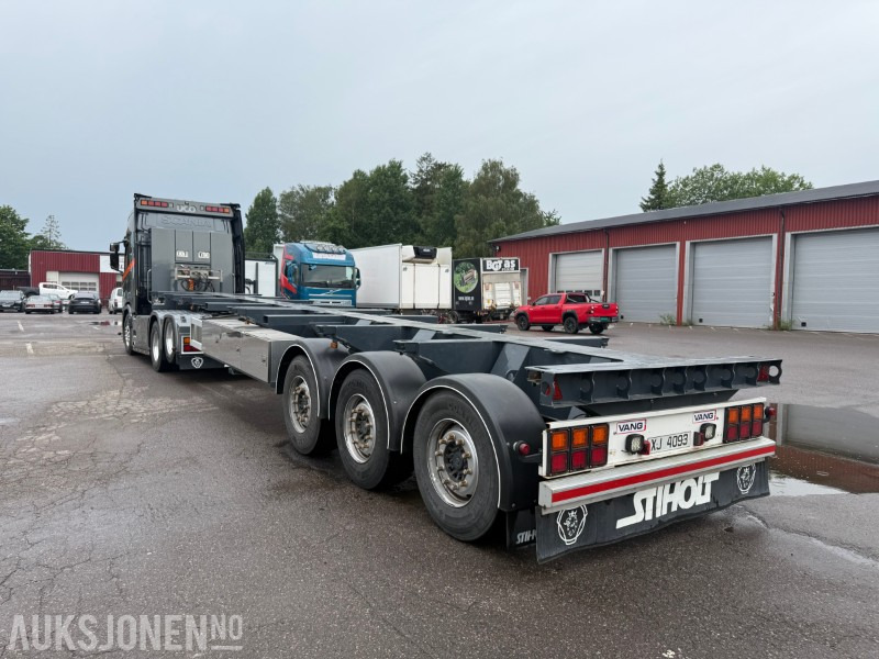 Vang SHSL 111 C 3-akslet containerchassis - Remolque: foto 3 Vang SHSL 111 C 3-akslet containerchassis - Remolque: foto 3