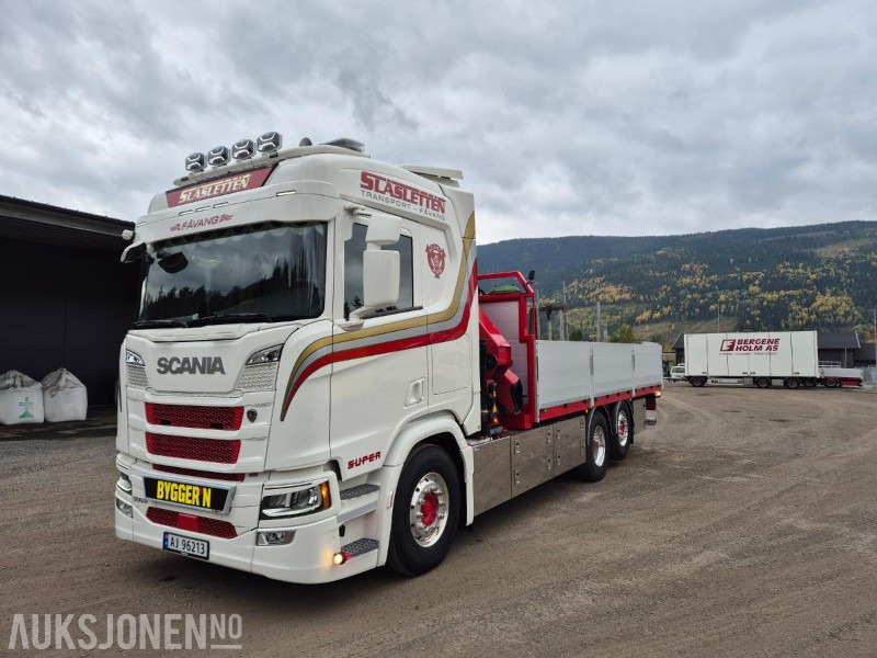 Scania R500 Kranbil med HMF2820 kran - Camión grúa: foto 1 Scania R500 Kranbil med HMF2820 kran - Camión grúa: foto 1