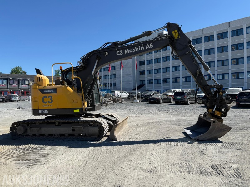 Volvo ECR145 Gravemaskin, tiltrotator, S60, Sentralsmøring, Ryggekamera - Excavadora: foto 5 Volvo ECR145 Gravemaskin, tiltrotator, S60, Sentralsmøring, Ryggekamera - Excavadora: foto 5