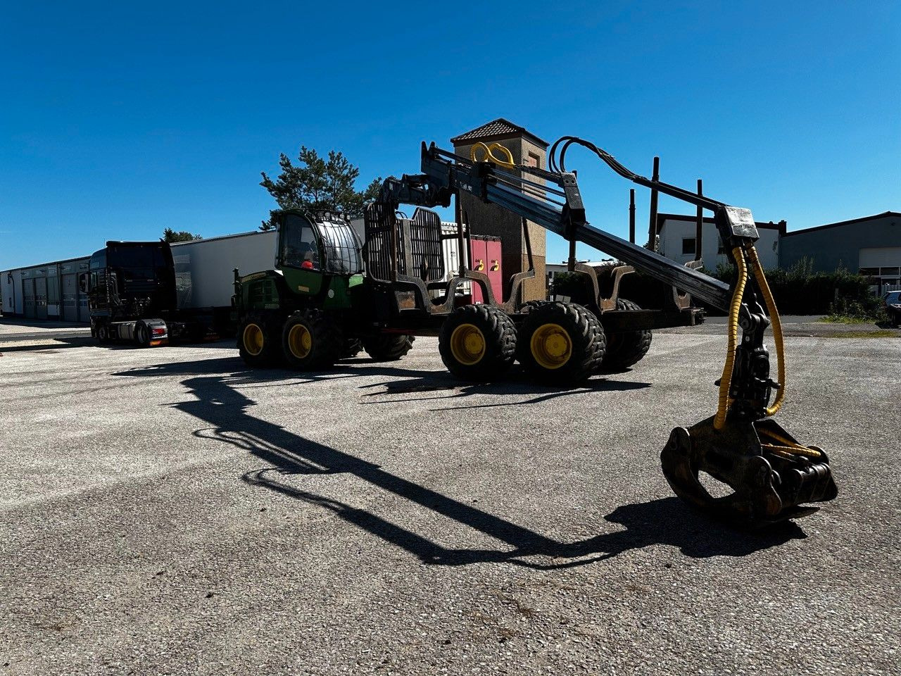 Autocargador John Deere 1210E 10m CF710 KRAN: foto 8