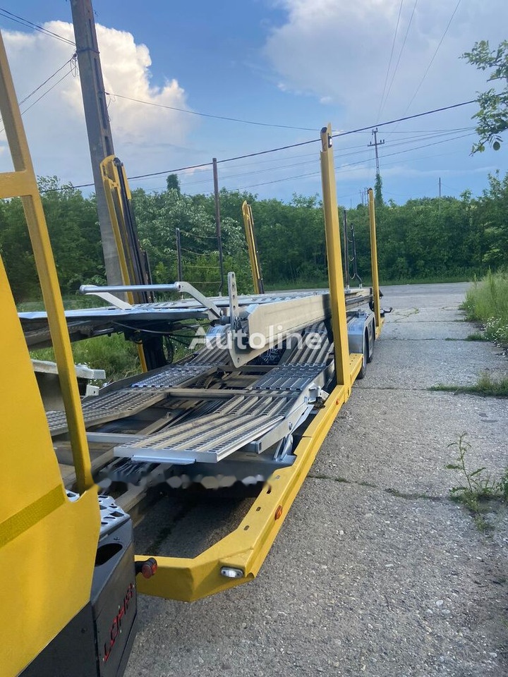 Camión portavehículos Renault Euro 6 + Lohr 9 pozitii Transportor Renault D Wide * Lohr model C2H99S: foto 6