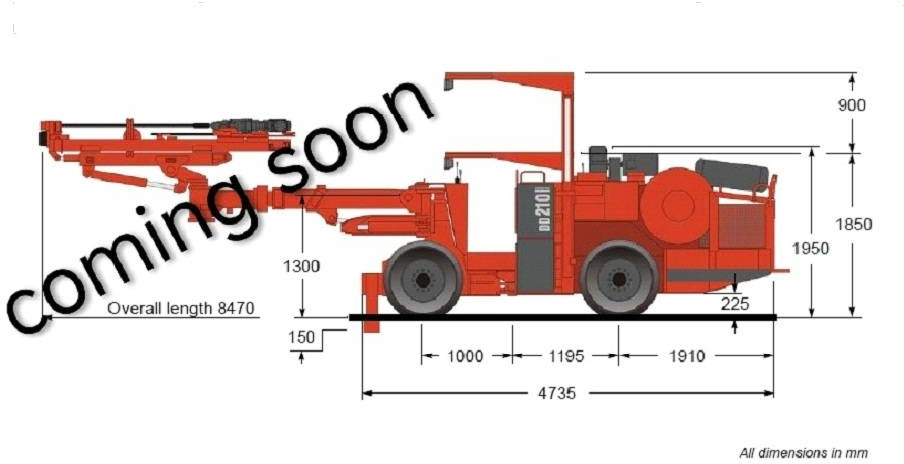 Sandvik DD 210 - Tuneladora: foto 1 Sandvik DD 210 - Tuneladora: foto 1