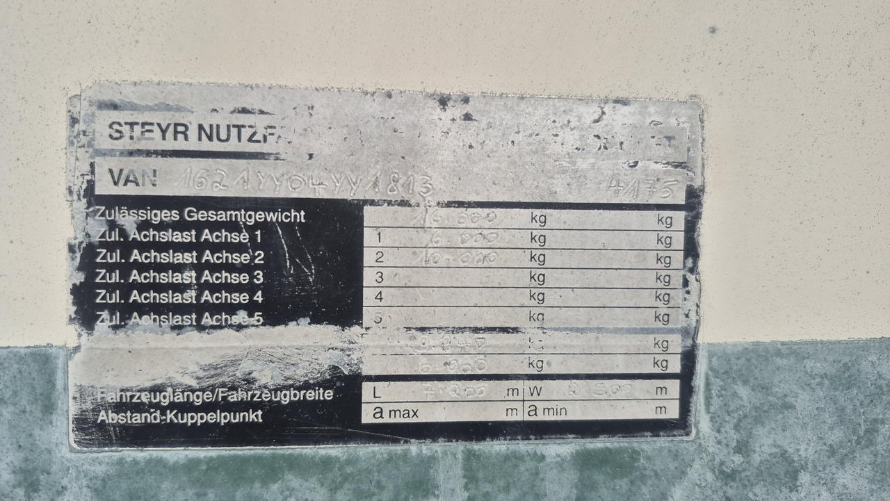 Camión caja abierta STEYR 17S21: foto 9