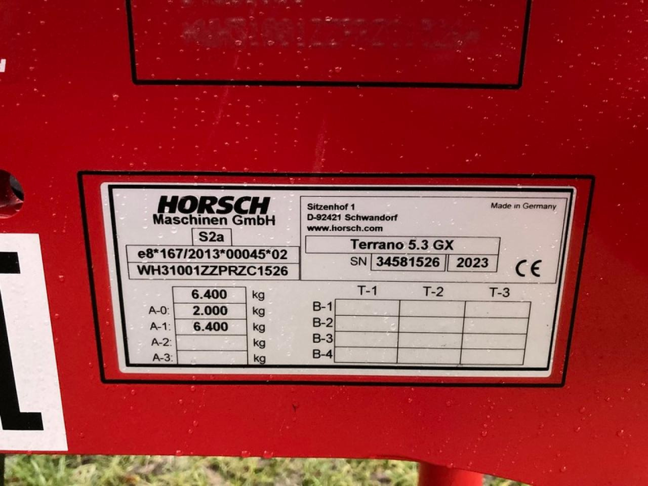 Cultivador Horsch TERRANO 5.3GX: foto 6 Cultivador Horsch TERRANO 5.3GX: foto 6