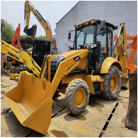 Second hand with good condition cat 420f backhoe loader 4x4 caterpillar 420f backhoe loaders in stock in shanghai yard - Retroexcavadora: foto 1 Second hand with good condition cat 420f backhoe loader 4x4 caterpillar 420f backhoe loaders in stock in shanghai yard - Retroexcavadora: foto 1