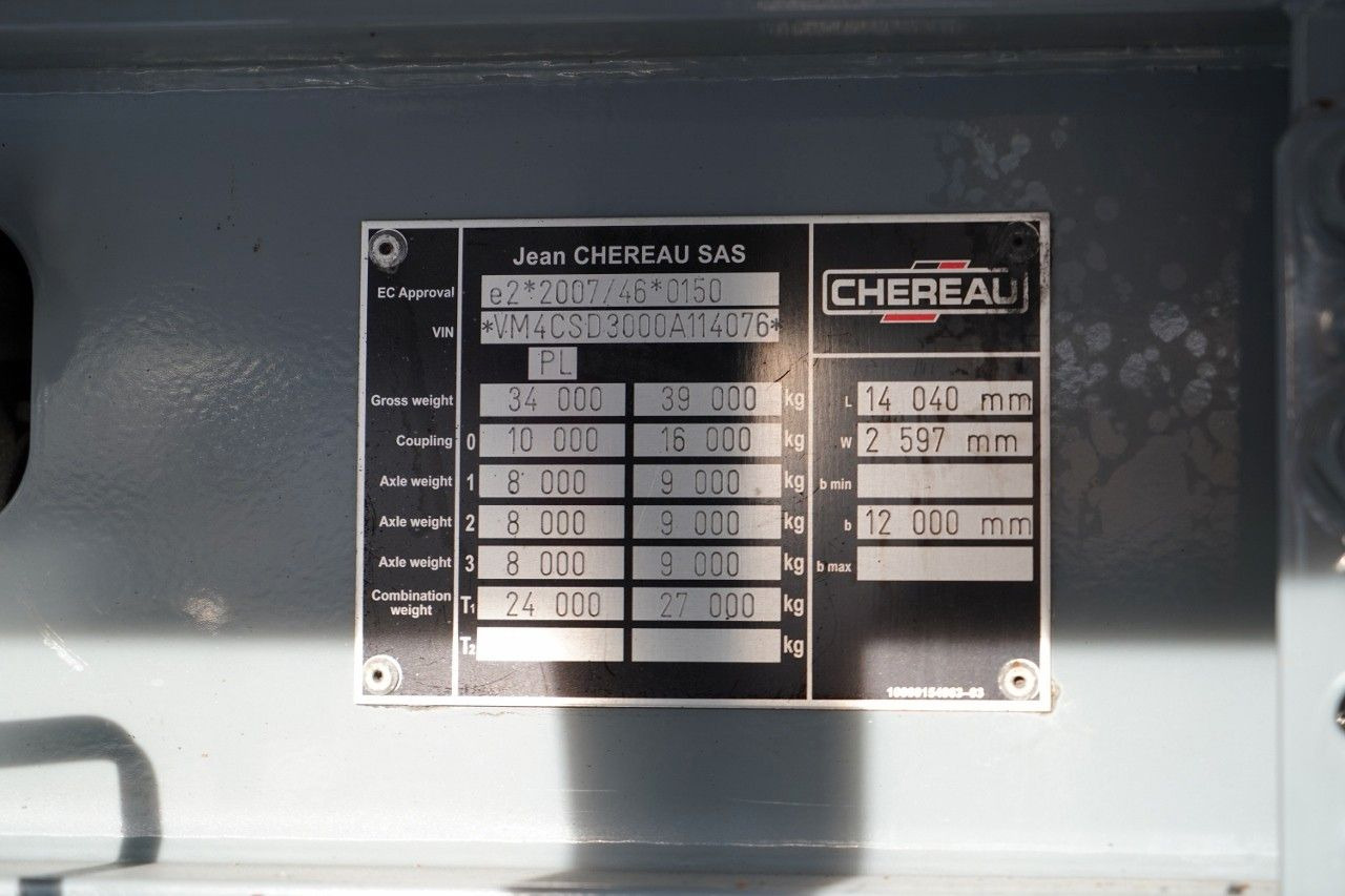 Leasing de Chereau CHŁODNIA / MAXIMA 1300 / HAKÓWKA / OŚ PODNOSZONA Chereau CHŁODNIA / MAXIMA 1300 / HAKÓWKA / OŚ PODNOSZONA: foto 25 Leasing de Chereau CHŁODNIA / MAXIMA 1300 / HAKÓWKA / OŚ PODNOSZONA Chereau CHŁODNIA / MAXIMA 1300 / HAKÓWKA / OŚ PODNOSZONA: foto 25