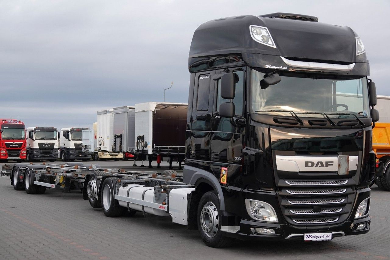 DAF XF 480 / BDF / ZESTAW TANDEM / 2019 / PO KONTRAK - Camión portacontenedore/ Intercambiable: foto 1 DAF XF 480 / BDF / ZESTAW TANDEM / 2019 / PO KONTRAK - Camión portacontenedore/ Intercambiable: foto 1