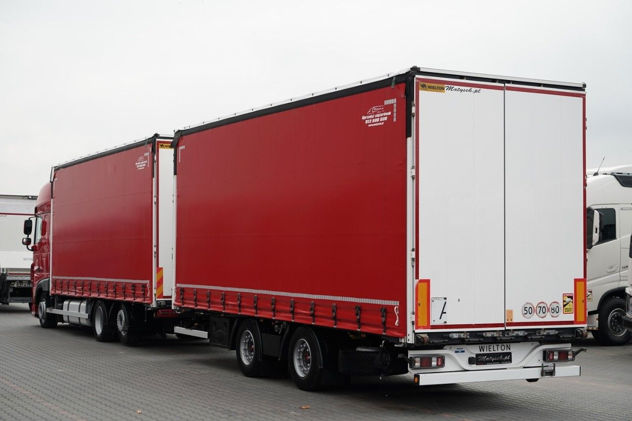 DAF XF 480 / ZESTAW TANDEM / 120 M3 / PRZEJAZDOWY / - Camión lona: foto 2 DAF XF 480 / ZESTAW TANDEM / 120 M3 / PRZEJAZDOWY / - Camión lona: foto 2