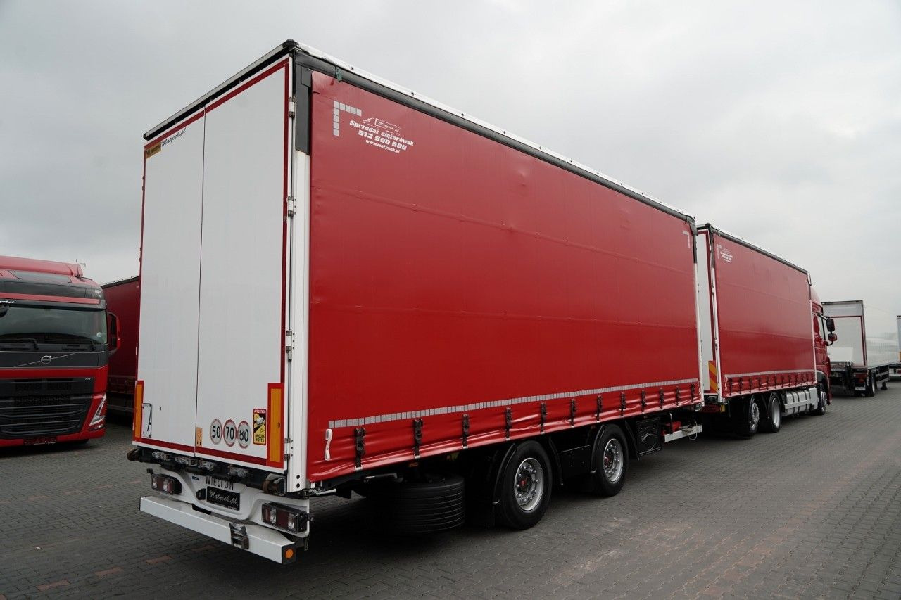 DAF XF 480 / ZESTAW TANDEM / 120 M3 / PRZEJAZDOWY / - Camión lona: foto 3 DAF XF 480 / ZESTAW TANDEM / 120 M3 / PRZEJAZDOWY / - Camión lona: foto 3