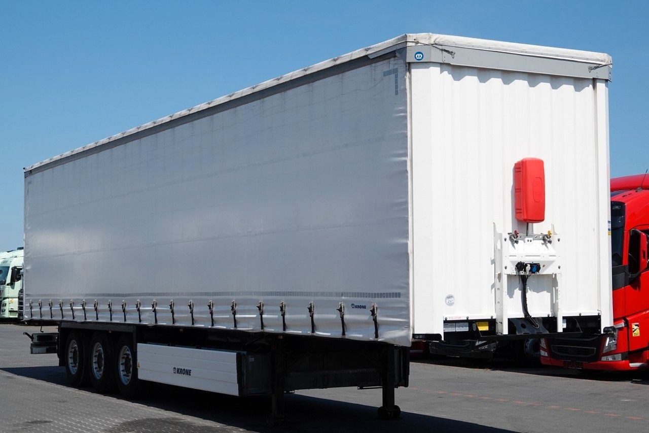 Krone FIRANKA / 2021 ROK / KOSZ NA PALETY / 2 OSIE POD - Semirremolque lona: foto 1 Krone FIRANKA / 2021 ROK / KOSZ NA PALETY / 2 OSIE POD - Semirremolque lona: foto 1