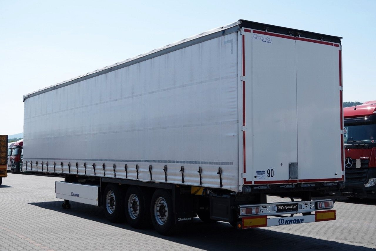 Krone FIRANKA / 2021 ROK / KOSZ NA PALETY / 2 OSIE POD - Semirremolque lona: foto 3 Krone FIRANKA / 2021 ROK / KOSZ NA PALETY / 2 OSIE POD - Semirremolque lona: foto 3