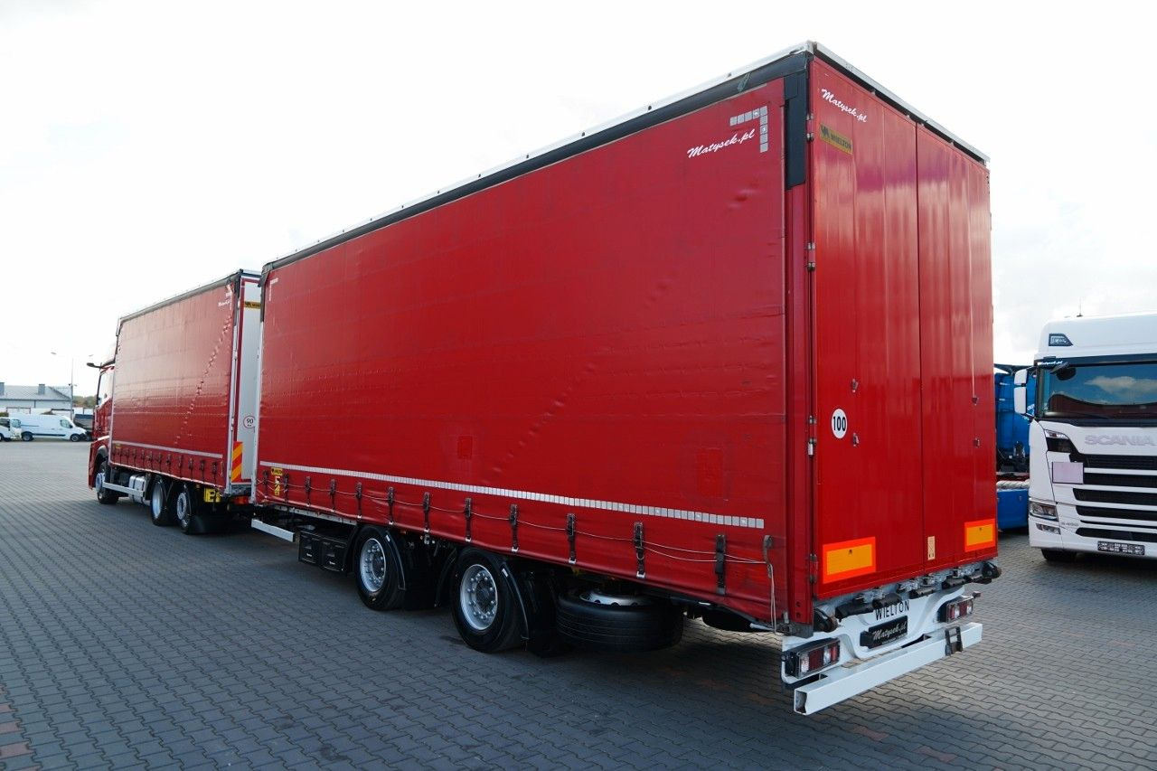 Mercedes-Benz ACTROS 2545 / ZESTAW TANDEM 120 M3 / PRZEJAZDOW - Camión lona: foto 3 Mercedes-Benz ACTROS 2545 / ZESTAW TANDEM 120 M3 / PRZEJAZDOW - Camión lona: foto 3