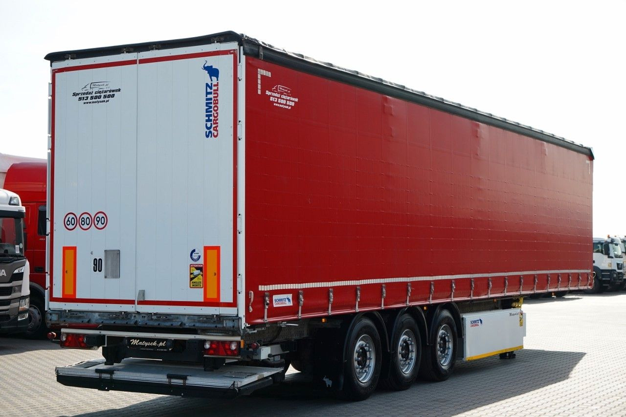 Schmitz Cargobull FIRANKA / WINDA ZAŁADOWCZA / 2x OŚ PODNOSZONA / - Semirremolque lona: foto 4 Schmitz Cargobull FIRANKA / WINDA ZAŁADOWCZA / 2x OŚ PODNOSZONA / - Semirremolque lona: foto 4