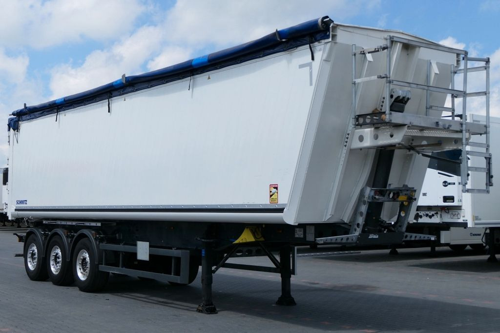 Schmitz Cargobull WYWROTKA 58 M3 / MULDA ALUMINIOWA / KLAPO-DRZWI - Semirremolque lona: foto 1 Schmitz Cargobull WYWROTKA 58 M3 / MULDA ALUMINIOWA / KLAPO-DRZWI - Semirremolque lona: foto 1