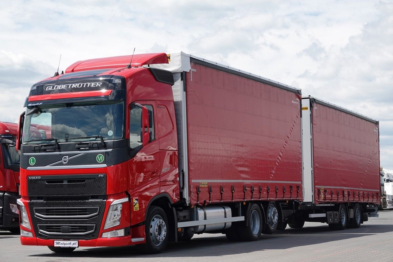 Volvo FH 460 / ZESTAW TANDEM 120 M3 / I-PARK COOL - Camión lona: foto 2 Volvo FH 460 / ZESTAW TANDEM 120 M3 / I-PARK COOL - Camión lona: foto 2