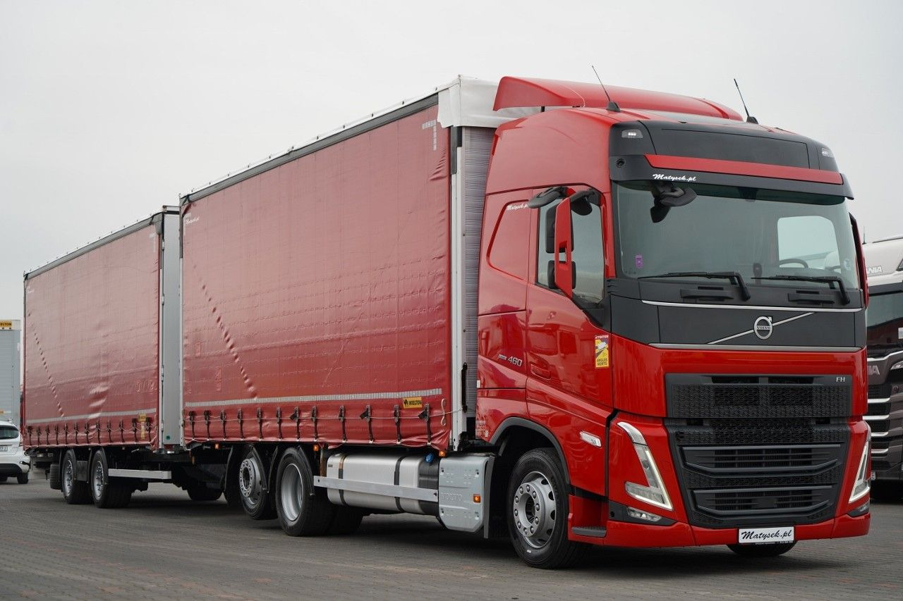 Volvo FH 460 / ZESTAW TANDEM / 120 M3 / PRZEJAZDOWY / - Camión lona: foto 1 Volvo FH 460 / ZESTAW TANDEM / 120 M3 / PRZEJAZDOWY / - Camión lona: foto 1