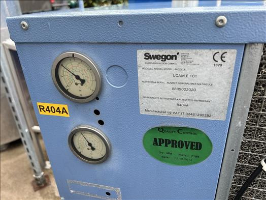 Refrigeration equipment Ucame101 Swegon - Maquinaria de alimentación: foto 3 Refrigeration equipment Ucame101 Swegon - Maquinaria de alimentación: foto 3
