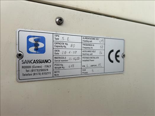 Maquinaria de alimentación San Cassiano SE80 Spiral mixer: foto 8 Maquinaria de alimentación San Cassiano SE80 Spiral mixer: foto 8