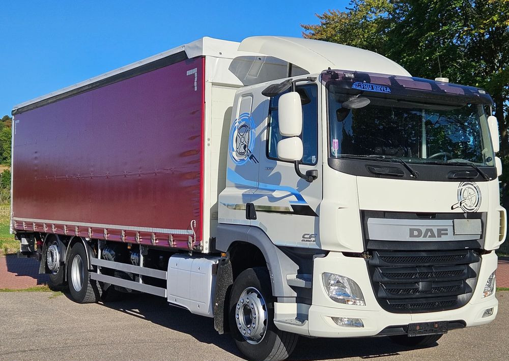 DAF CF370/410/BURTO-FIRANKA/RETARDER/WINDA/OŚ SKRĘTNA-PODNOSZONA/E6/SPROWADZONY/20PALET/BURTO-FIRANKA - Camión lona: foto 2 DAF CF370/410/BURTO-FIRANKA/RETARDER/WINDA/OŚ SKRĘTNA-PODNOSZONA/E6/SPROWADZONY/20PALET/BURTO-FIRANKA - Camión lona: foto 2