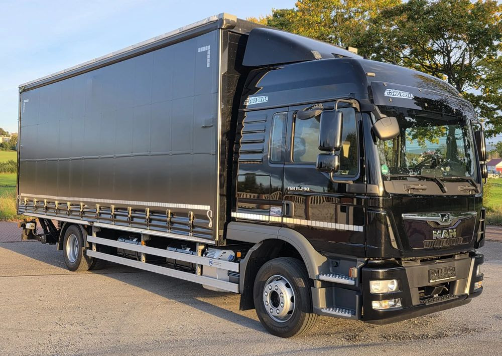 MAN TGM 15.290 / FIRANKA / 2019R / SPROWADZONY/ 7500 ŁADOWNOŚĆ / 18 PALET / E6 / JAK NOWY / WINDA / - Camión lona: foto 1 MAN TGM 15.290 / FIRANKA / 2019R / SPROWADZONY/ 7500 ŁADOWNOŚĆ / 18 PALET / E6 / JAK NOWY / WINDA / - Camión lona: foto 1