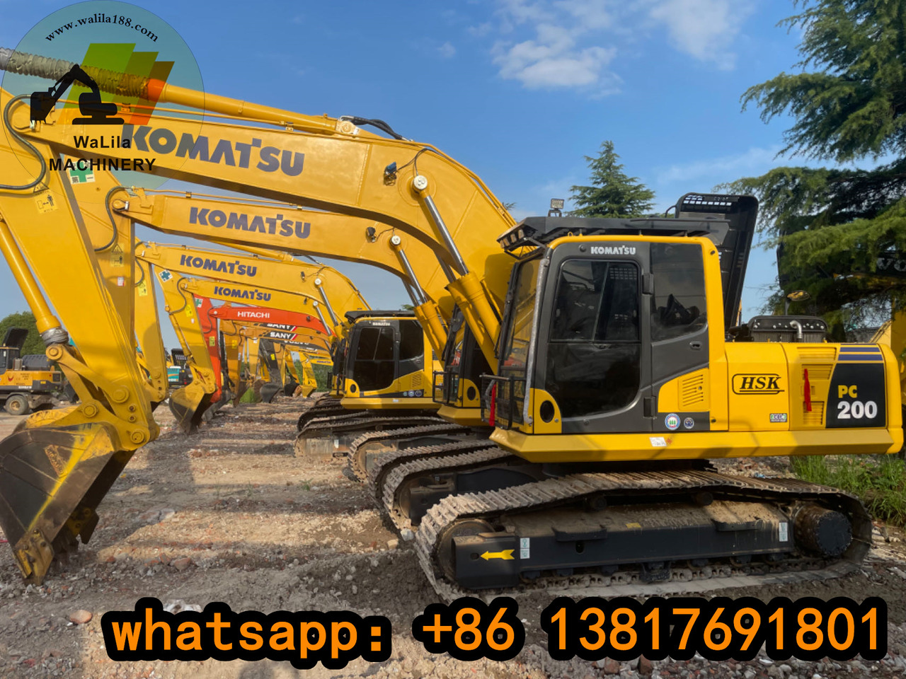 KOMATSU PC200-8 - Excavadora de cadenas: foto 1 KOMATSU PC200-8 - Excavadora de cadenas: foto 1