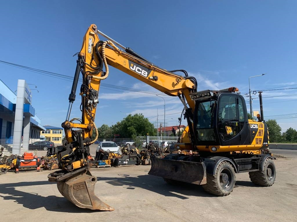 JCB JS 145 W+Engcon Rototilt+Sistem Laser 2D Leica Ico - Excavadora de ruedas: foto 1 JCB JS 145 W+Engcon Rototilt+Sistem Laser 2D Leica Ico - Excavadora de ruedas: foto 1