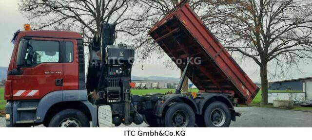 MAN 26.440TGS Kipper+Kran Meiller/Stahl - Camión volquete, Camión grúa: foto 5 MAN 26.440TGS Kipper+Kran Meiller/Stahl - Camión volquete, Camión grúa: foto 5