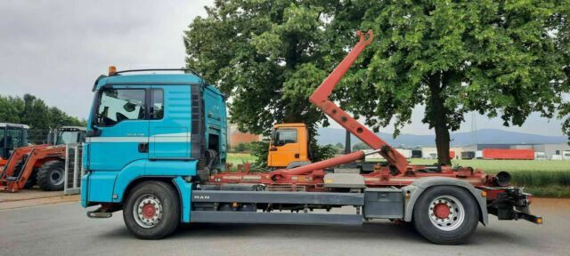MAN TGS 18.440 Abroller mit Funk +Kran vor - Camión multibasculante, Camión grúa: foto 4 MAN TGS 18.440 Abroller mit Funk +Kran vor - Camión multibasculante, Camión grúa: foto 4