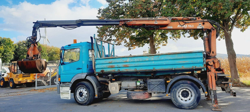 Mercedes-Benz 1828K 4x2 Kipper KRAN+Funk/Greifer - Camión volquete, Camión grúa: foto 3 Mercedes-Benz 1828K 4x2 Kipper KRAN+Funk/Greifer - Camión volquete, Camión grúa: foto 3