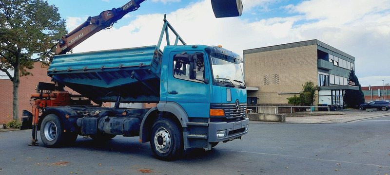 Mercedes-Benz 1828K 4x2 Kipper KRAN+Funk/Greifer - Camión volquete, Camión grúa: foto 2 Mercedes-Benz 1828K 4x2 Kipper KRAN+Funk/Greifer - Camión volquete, Camión grúa: foto 2