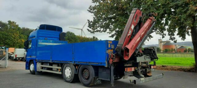 Mercedes-Benz 2544 Pritsche mit Kran Hiab XS am Heck - Camión caja abierta, Camión grúa: foto 3 Mercedes-Benz 2544 Pritsche mit Kran Hiab XS am Heck - Camión caja abierta, Camión grúa: foto 3