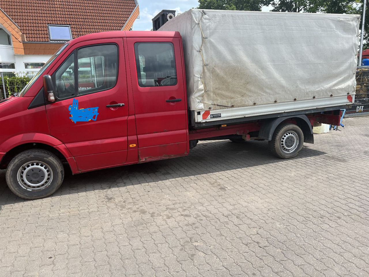 Mercedes-Benz 319 Doka - Furgoneta con lona, Furgoneta combi: foto 4 Mercedes-Benz 319 Doka - Furgoneta con lona, Furgoneta combi: foto 4