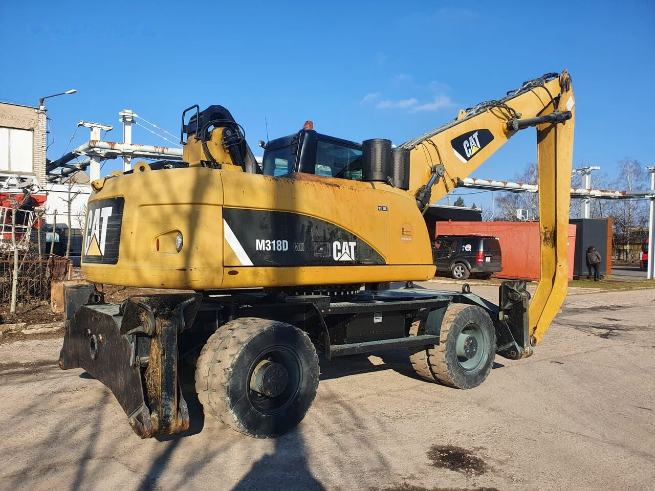 Manipulador de materiales Caterpillar 318 D MH: foto 10
