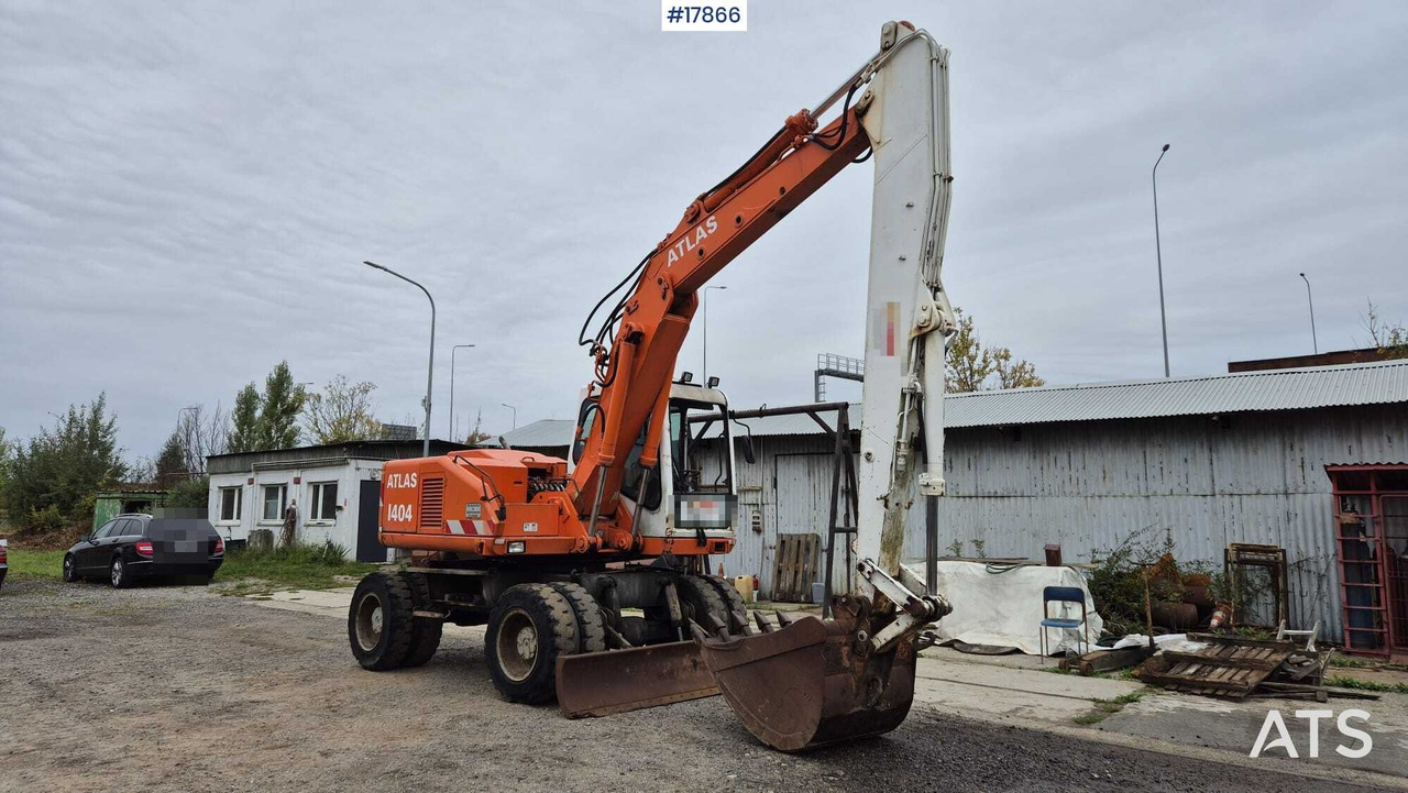 1995 Atlas 1404 - Excavadora de ruedas: foto 1 1995 Atlas 1404 - Excavadora de ruedas: foto 1