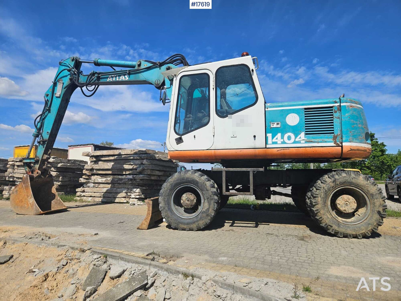 1997 Atlas 1404 - Excavadora de ruedas: foto 1 1997 Atlas 1404 - Excavadora de ruedas: foto 1