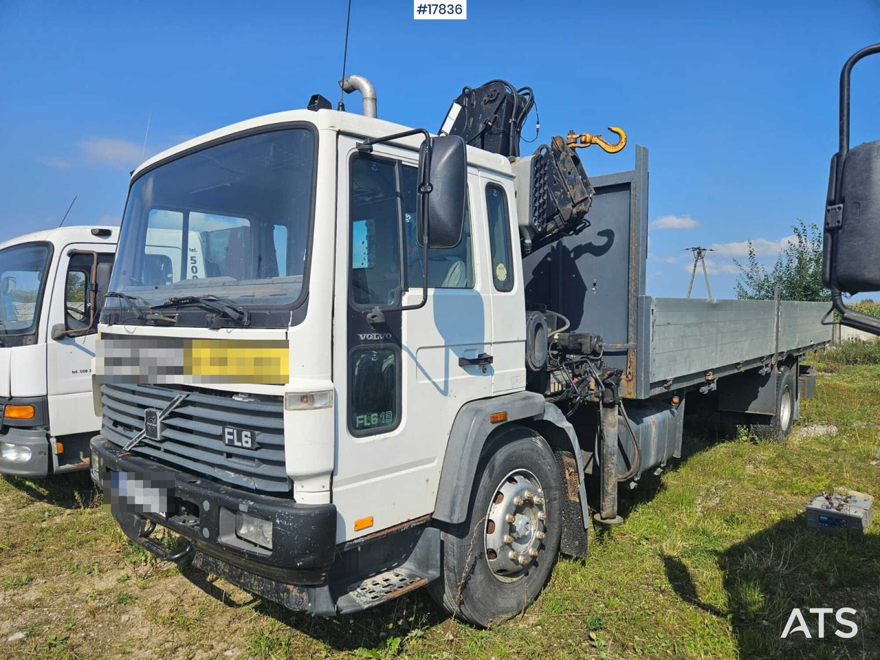 1997 Volvo FL 619 - Camión caja abierta, Camión grúa: foto 1 1997 Volvo FL 619 - Camión caja abierta, Camión grúa: foto 1