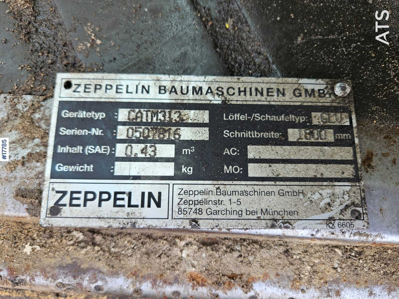 Excavadora de ruedas 2005 CAT M313 C: foto 14