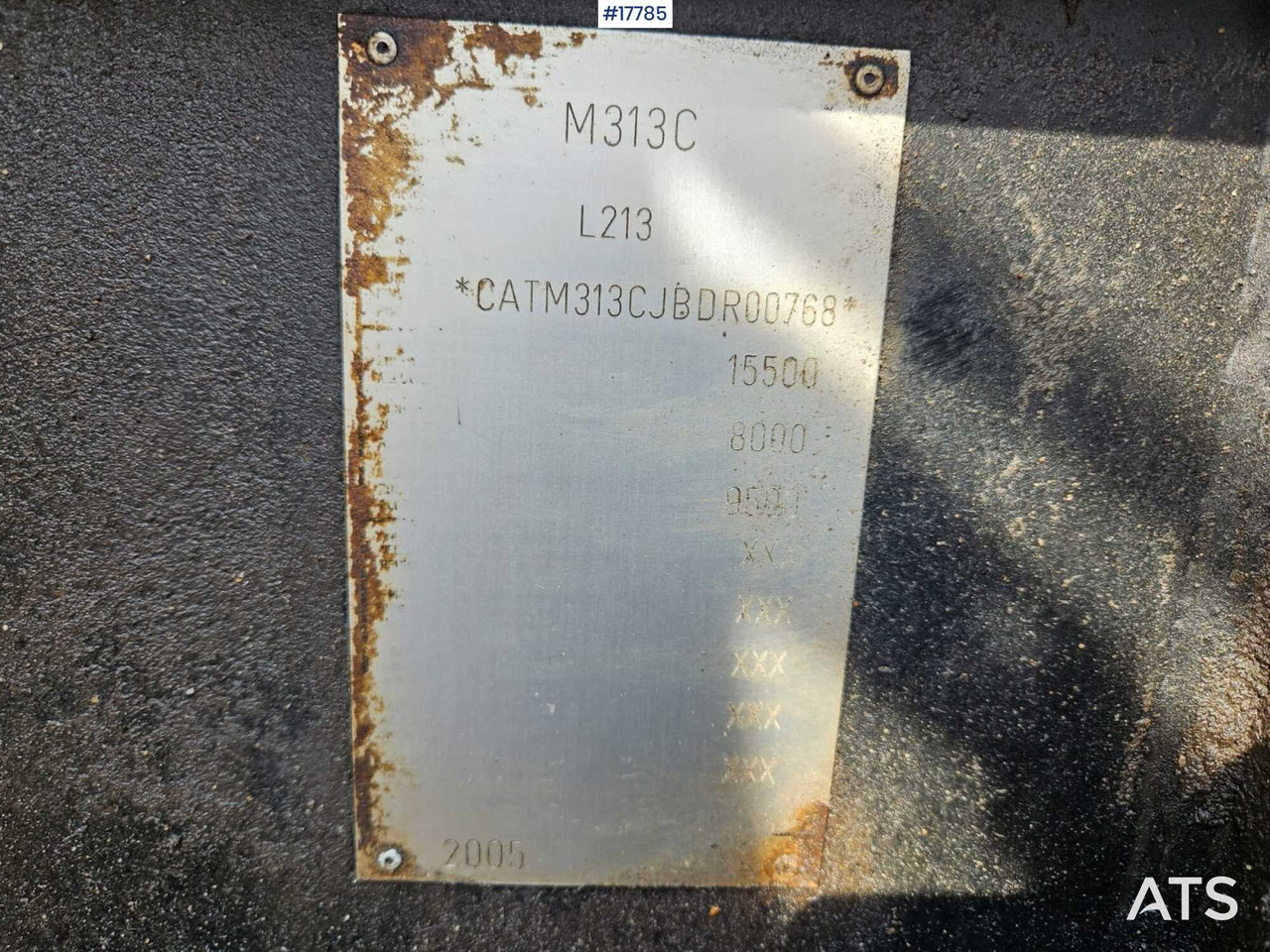 Excavadora de ruedas 2005 CAT M313 C: foto 15