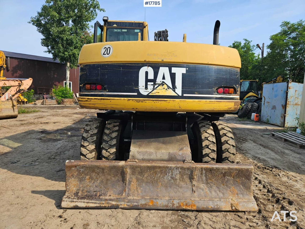 Excavadora de ruedas 2005 CAT M313 C: foto 8