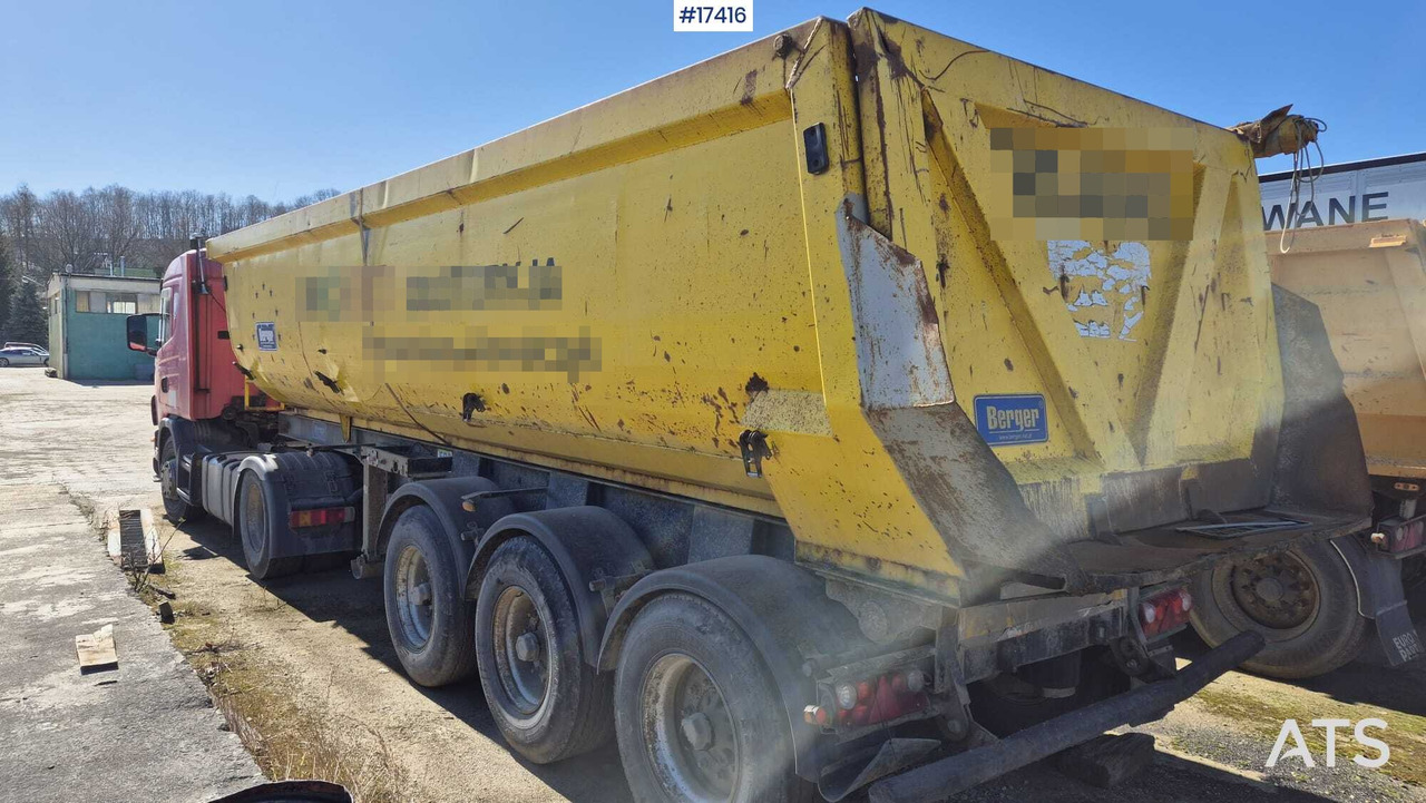 Cabeza tractora, Semirremolque volquete Tractor SCANIA 124L 420KM (2003) + BERGER tipper semi-trailer (2007): foto 15 Cabeza tractora, Semirremolque volquete Tractor SCANIA 124L 420KM (2003) + BERGER tipper semi-trailer (2007): foto 15
